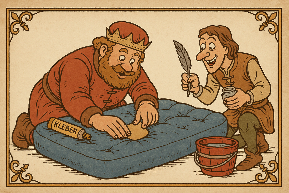 Von Flicken und Federn – Die hohe Kunst der Luftbett-Reparatur